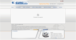 Desktop Screenshot of eurotec.pl