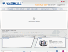 Tablet Screenshot of eurotec.pl