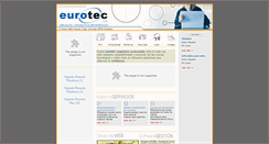 Desktop Screenshot of eurotec.es
