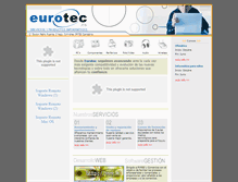 Tablet Screenshot of eurotec.es