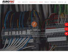 Tablet Screenshot of eurotec.co.nz